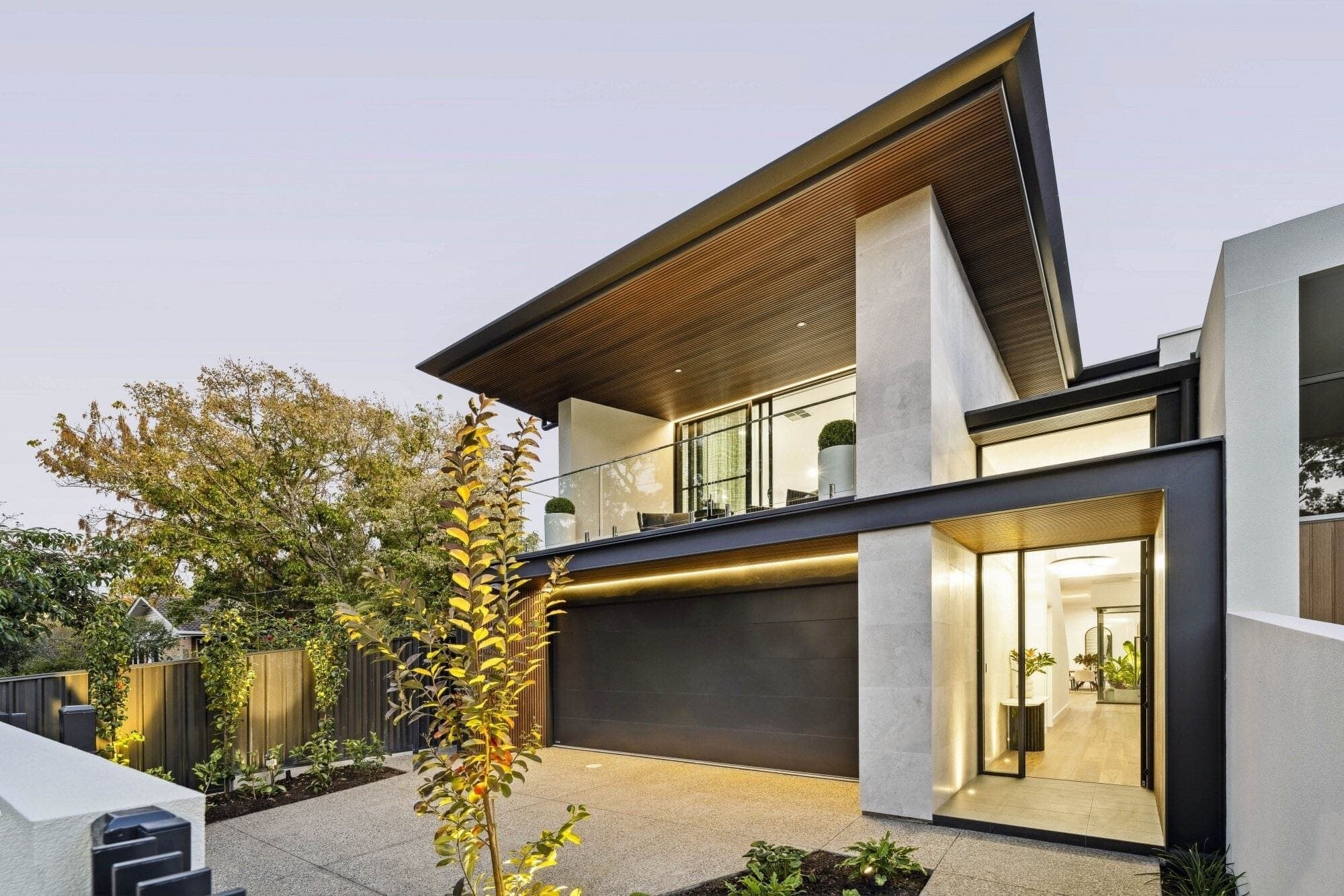 Custom garage door finish