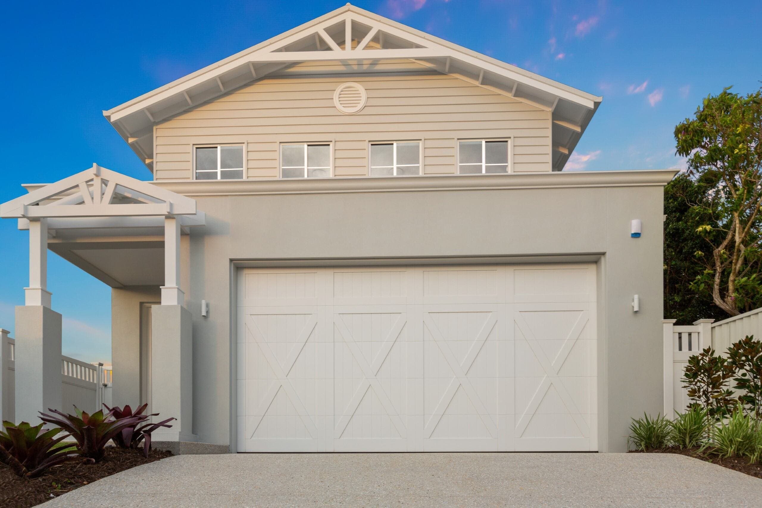 Garage door safety inspection on a residential home