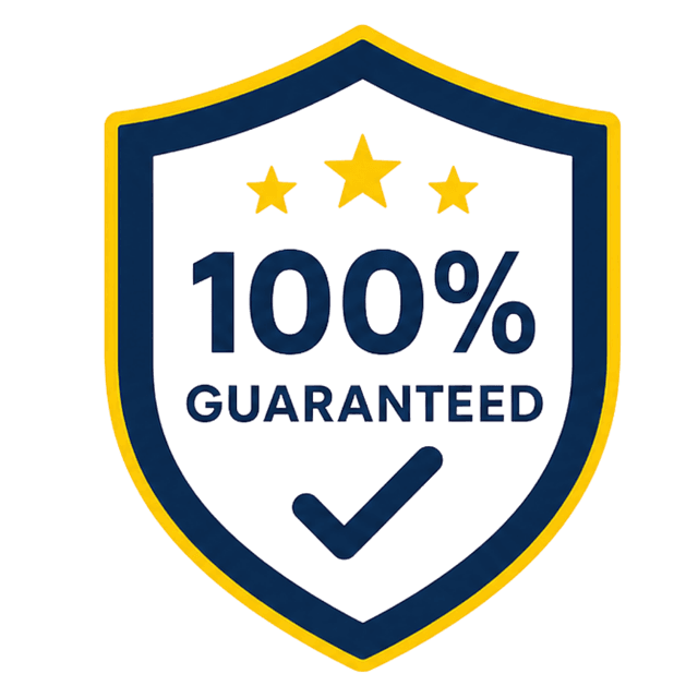 100% Guaranteed