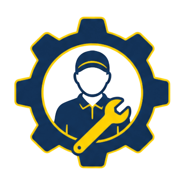 Expert technician illustration
