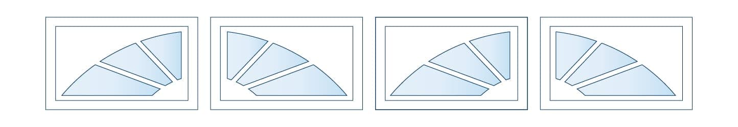 Sunburst window style